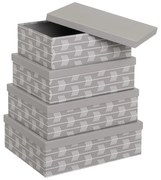 Fedeles karton tárolódoboz szett 15 db-os Route – Casa Selección