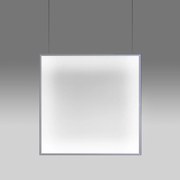 Artemide Discovery Space négyzet alakú Led függeszték alumínium 90x90 cm