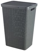 Curver Mosókosár Juta sötétszürke 58L