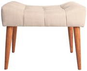 Puff LUMI 40x58 cm krémszínű