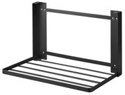 Matt fekete fali acél fürdőszobai polc Tower – YAMAZAKI