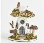 LED kültéri karácsonyi dekoráció 4xLED/2xAA IP44 házikó