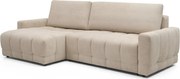 Sorenio ágyazható balos sarokkanapé - Murano 833 bézs szövet