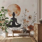 Fotótapéta - Narancssárga jóga (147x102 cm)