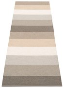 Szürke-bézs kültéri-beltéri futószőnyeg 70x200 cm Molly Clay – Pappelina