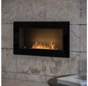 InFire - Beépített BIO kandalló 49x90 cm 3kW fekete Frame 900 black
