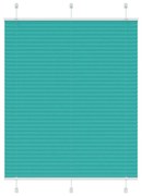 pliszírozott redőny Benzinzöld 105x150 cm Szövetszélesség