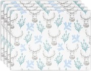 Szarvas karácsonyi teríték kedvező szett, 33 x 45 cm, 4 db