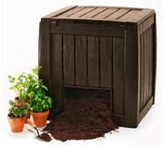 Keter Deco komposztáló 340 L, whiskey barna (610340)