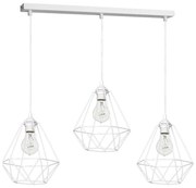 Milagro Függeszték BASKET 3xE27/60W/230V fehér DE7213