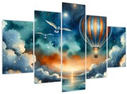 Kép - Repülés az éjjeli ég alatt (150x105 cm)