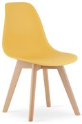 Mustárszínű KITO szék bükkfa lábakkal