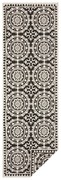 Jardin fekete-krémszínű kültéri szőnyeg, 80 x 350 cm - NORTHRUGS