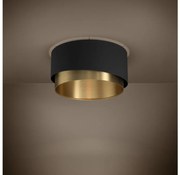 Eglo 39924 - Mennyezeti lámpa MANDERLINE 1xE27/40W/230V fekete/arany