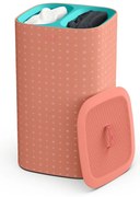 Rózsaszín textil szennyeskosár 60 l Tota Pop – Joseph Joseph