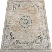 Szőnyeg 200x290 Bézs Csúszásgátló Vintage Klasszikus Étkező Nappali