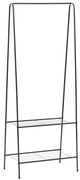 fekete ruhatartó állvány 59 x 35 x 150 cm