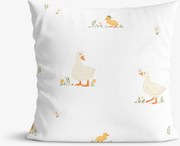 Goldea húsvéti pamut párnahuzat - kacsák 30 x 50 cm