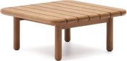 Teakfa kerti dohányzóasztal 70x70 cm Turqueta – Kave Home