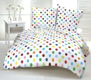 Rainbow krepp ágyneműhuzat TiaHome - 1x Párna 90x70cm, 1x Paplan 140x200cm