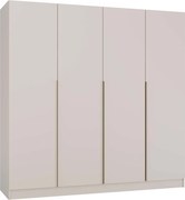 Senso 4D gardróbszekrény, 200x56.5x200 cm, kasmír