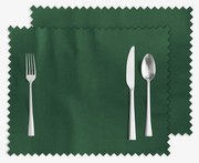 Goldea teflonbevonatú reggeliző alátét - sötétzöld - 2db 30 x 40 cm