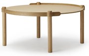 Fa asztal 80cm, tölgy - COOEE