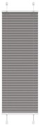 pliszírozott redőny antracit 45x150 cm szövetszélesség 44,4 cm