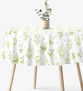 Goldea kör alakú teflonos terítő - erdei virágok Ø 100 cm