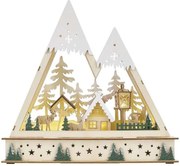 LED karácsonyi dekoráció LED/0,6W/2xAA karácsonyi tájkép