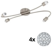 Eglo - MY CHOICE LED spotlámpa 4xE14/4W/230V króm