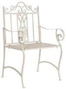 Antikolt fehér kerti szék