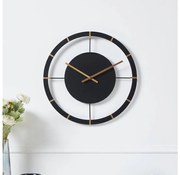 Eglo 425515 - Falióra OKAZAKI 1xAA átm. 40 cm fekete/arany