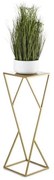 LOFT virágtartó állvány 70x23,5 cm arany színben