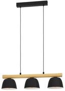 Eglo 43739 - Csillár zsinóron SHERBURN 3xE27/40W/230V