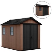 Newton Plus wide 9 x 7,5 műanyag kerti ház barna