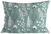 Díszpárnahuzat WILD FLOWERS 50x70 cm, mentás