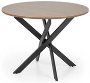 Waylon étkezőasztal, dió / fekete