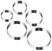 Cookie Cutters 5 db-os kerek sütikiszúró szett - Metaltex