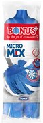 Felmosófej, mikroszál és viszkóz, BONUS MicroMIX, kék-fehér (KHT1304)