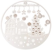 Fa karácsonyi dekoráció falra Mézeskalács, 37 cm