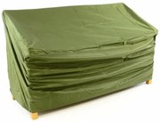 GARTHEN Védőhuzat kerti padhoz 150 x 62 x 90 cm zöld