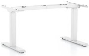 Asztallap magasságállítással OfficeTech 3, fehér
