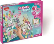 Nyomdázó készlet, foglalkoztató füzettel, hercegnő, MAPED CREATIV Stamps (IMAC907072)