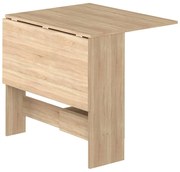 Bővíthető étkezőasztal tölgyfa dekorral 76x28 cm Papillon – TemaHome