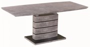 Leonardo bővíthető étkezőasztal beton 140-180cm