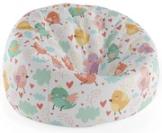 Cocoon babzsák felhő madárkákkal, színes