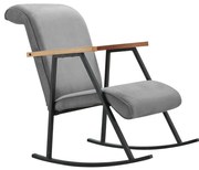 LUNI hintafotel szürke