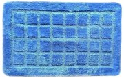 Fürdőszobaszőnyeg kocka Kék 50x80 cm TiaHome