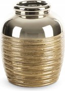 Dori dekorációs váza 20x25 Eurofirany arany, barázdákkal